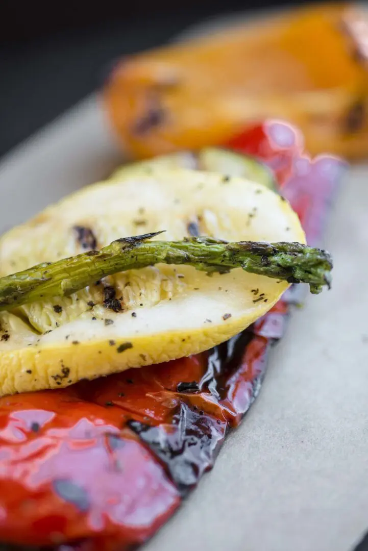 A close up of some food on a plate